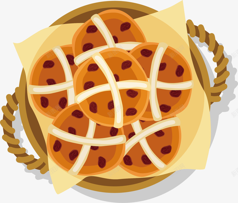 手绘美味薯饼矢量图ai免抠素材_88icon https://88icon.com 创意 卡通 可爱 彩色图 手绘图 简单 薯饼 矢量图