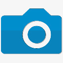 网页设计相机蓝色电脑桌面网页图标图标