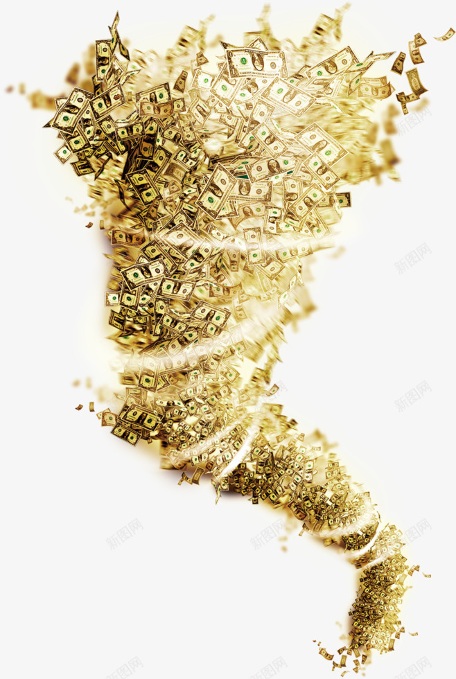 金钱风暴视觉冲击力强png免抠素材_88icon https://88icon.com 平面 网页 视觉冲击力 钱币