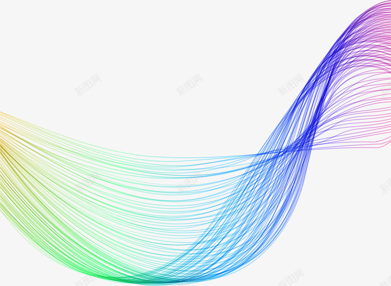 渐变色科技线条png免抠素材_88icon https://88icon.com 几何 抽象背景 渐变色 渐变色背景纯色图片 矢量素材 科技背景 紫色 线条 蓝色 过渡