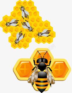 3D蜜蜂素材