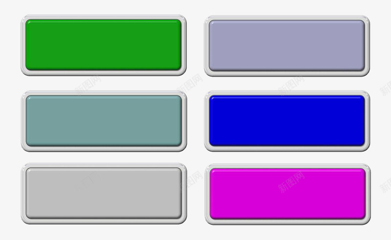 矩形隔离长条彩色按钮图案png免抠素材_88icon https://88icon.com 彩色 条形按钮 矩形 装饰图案 长条 隔离