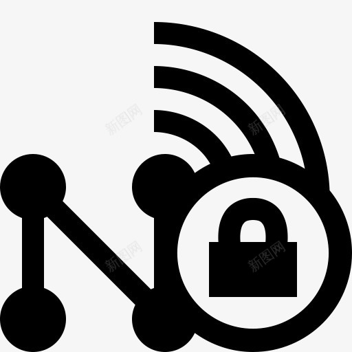 网络安全无线冰棍儿向量png免抠素材_88icon https://88icon.com Network security wireless 安全 无线 网络