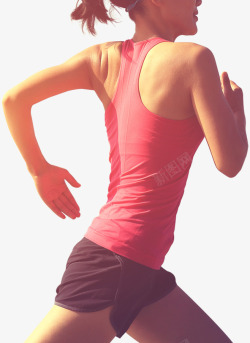 女性跑步运动素材