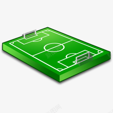 3d糖果矢量图3D体育运动场足球场图标图标