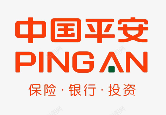 png高清图中国平安红色商标图标图标
