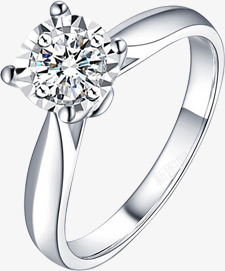钻石戒指婚戒闪耀情人节素材