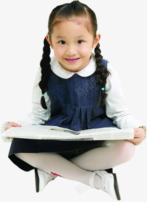 可爱读书女孩学习女童png免抠素材_88icon https://88icon.com 可爱 女孩 女童 学习 读书