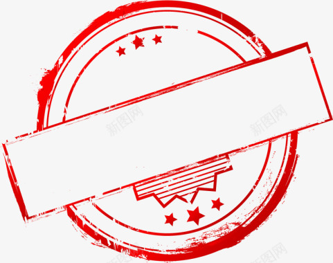 合同专用印章红色中国风印章标签图标图标