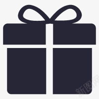 礼盒包装礼物图标图标
