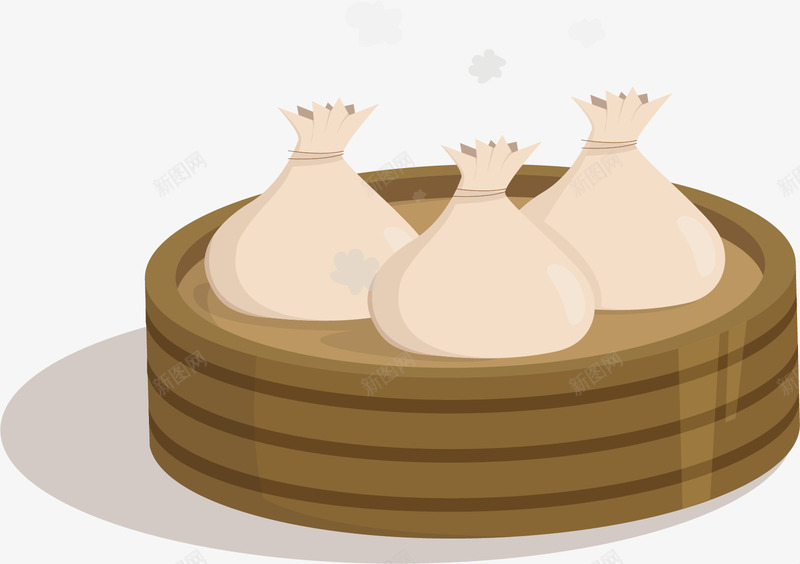中华美食小笼包烧麦矢量图ai免抠素材_88icon https://88icon.com 中华美食 卡通烧卖 卡通烧麦 小笼包 手绘烧卖 烧麦 矢量png 矢量图 蒸笼包 面食