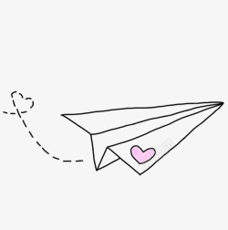 纸飞机手绘纸飞机高清图片