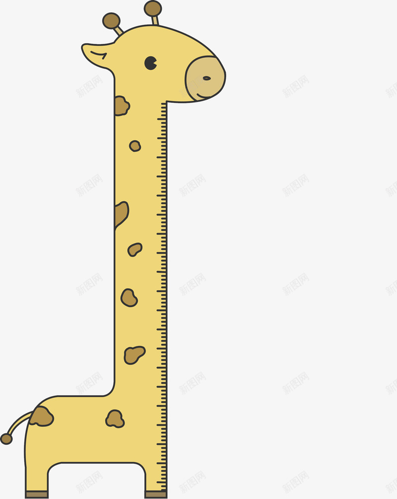 手绘可爱长颈鹿png免抠素材_88icon https://88icon.com 创意 卡通 可爱 彩色的 手绘的 漫画 简单 长颈鹿
