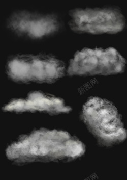 天空乌云云朵漂浮效果高清图片