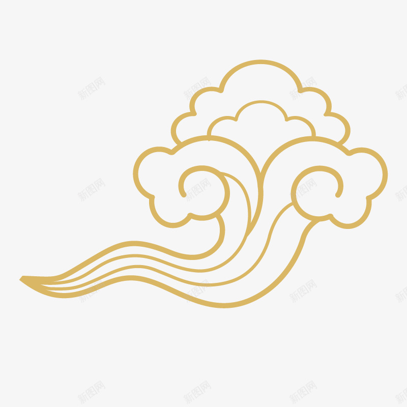 卡通简约祥云装饰广告png免抠素材_88icon https://88icon.com 七彩祥云 云朵 喜庆装饰 海报设计 祥云 简约文艺祥云 贺卡装饰 黑板报设计