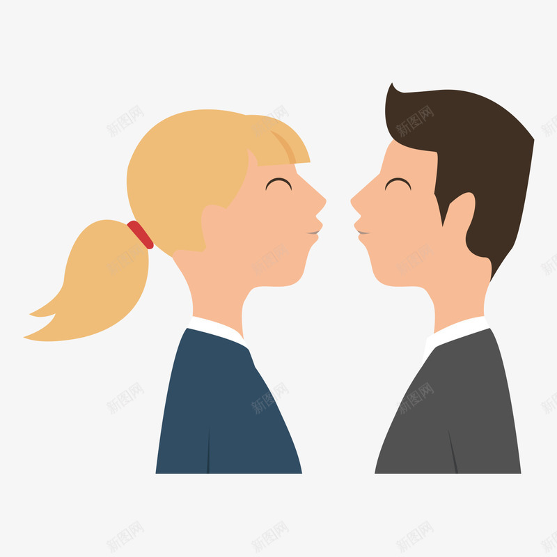 插画风浪漫接吻情侣矢量图ai免抠素材_88icon https://88icon.com ki kiss 人物 卡通 国际接吻日 情侣 接吻 接吻图 插画 插画风 浪漫 爱情 矢量图