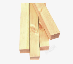 木材加工黄色木材加工专用木料高清图片