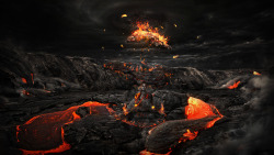 电影宣传火山壮观恐怖电影宣传高清图片