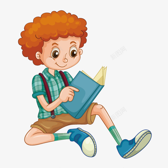 看书的小男孩png免抠素材_88icon https://88icon.com 卡通手绘坐着看书的男孩 卡通男孩 坐着的男孩 坐着读书 手绘男孩 看书的男孩