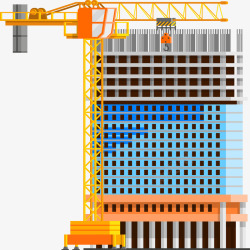 修建房屋高楼房屋修建工地图高清图片