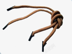 棕色鞋带绳子素材