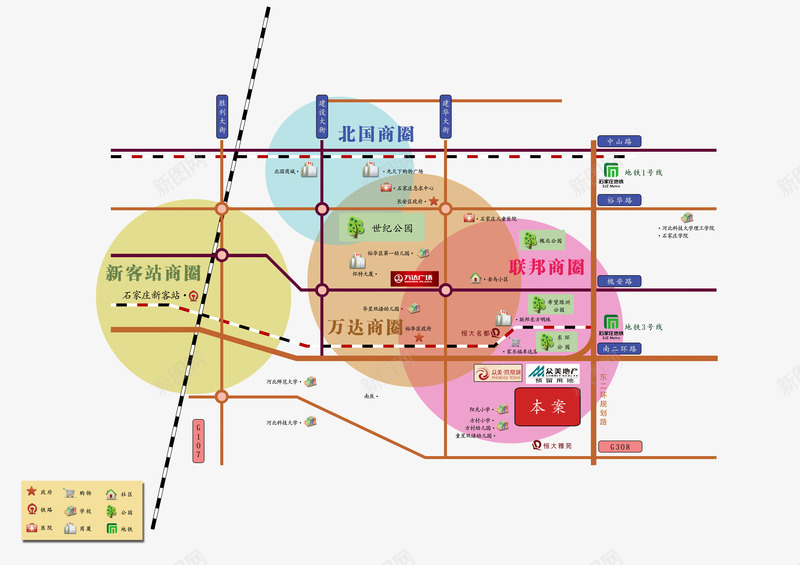 小区交通线路区位图png免抠素材_88icon https://88icon.com 交通线路 区位图 城市规划 城市规划图 小区