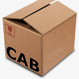 cab纸箱电脑文件桌面图标图标