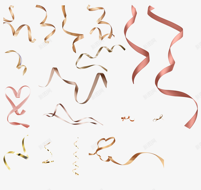 丝带金色咖啡色绳子png免抠素材_88icon https://88icon.com 丝带 咖啡色 绳子 金色