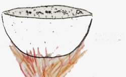 热锅上的蚂蚁手绘素材