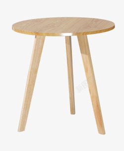实木桌子实木小圆桌子高清图片
