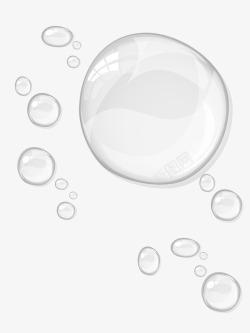 水滴海报边框白色清新水滴背景高清图片