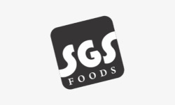 黑色SGS食品安全证明通过标志素材