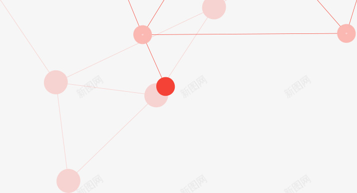 红色光点连起来科技感png免抠素材_88icon https://88icon.com 科技感 红色光点 连起来