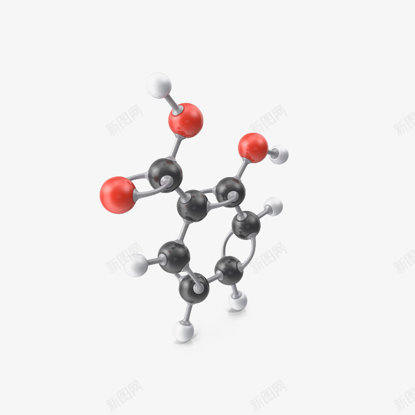 水杨酸分子png免抠素材_88icon https://88icon.com 分子 水杨酸 生化医疗 生物化学 结构