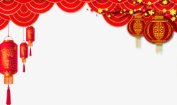 大气舞台背景中国风大气新年舞台banner高清图片