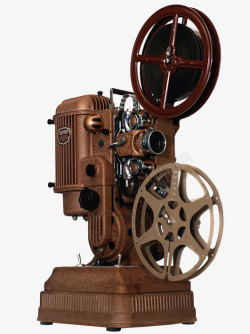 老式复古电影交卷摄像机素材