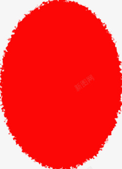 红色圆形印章素材