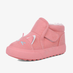 粉色棉可爱简单童鞋素材