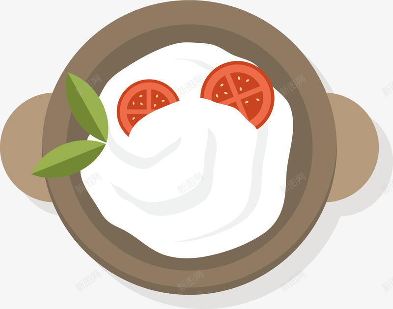 砂锅炖菜矢量图ai免抠素材_88icon https://88icon.com 创意 可爱 彩色的 手绘的 砂锅 简单 矢量图
