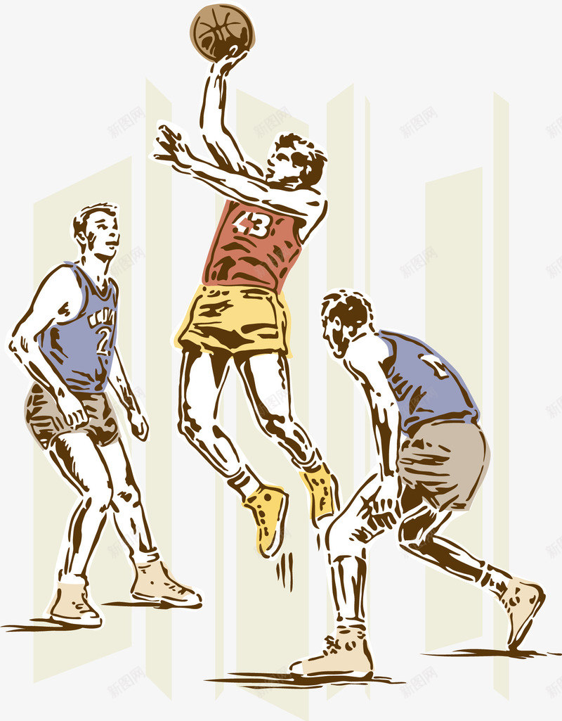 篮球png免抠素材_88icon https://88icon.com 体育人物 体育比赛 体育运动 体育运动比赛 体育运动项目 卡通篮球比赛 奥林匹克比赛 手绘体育运动项目篮球比赛 手绘篮球比赛 扣篮 比赛项目 篮球