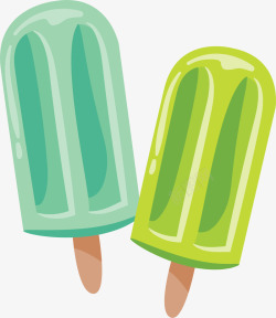 冷饮冰棒彩色卡通夏天冰棒矢量图高清图片