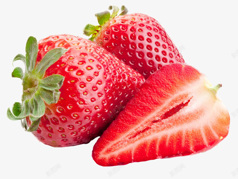 绿色草莓水果png免抠素材_88icon https://88icon.com 夏日美食 水果 绿色 草莓 草莓横切面