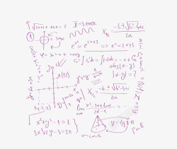 数学算数题背景粉笔数学公式高清图片