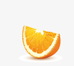 橙子切半素材