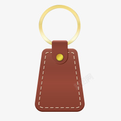 棕色钥匙扣素材