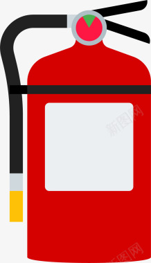 消防安全红色灭火器图标图标