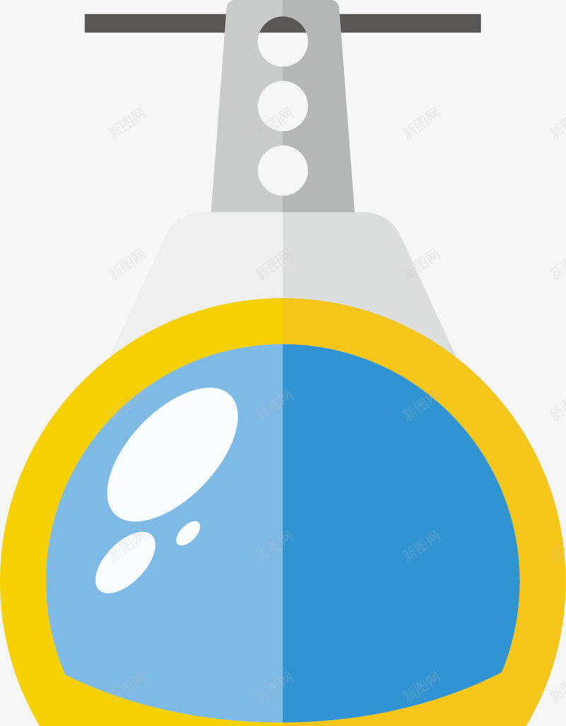 卡通观光车png免抠素材_88icon https://88icon.com 交通工具 电缆车 蓝色 观光缆车