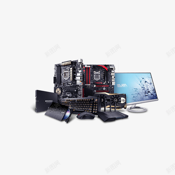 电脑配件png免抠素材_88icon https://88icon.com 电脑 配件 键盘