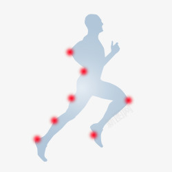 奔跑的女运动员健身矢量图高清图片