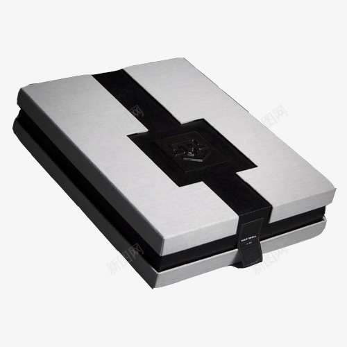 简单风格包装盒png免抠素材_88icon https://88icon.com 书盒 可携带 方形书盒 方形包装盒 方形礼盒 白色黑色结合的包装盒 礼盒